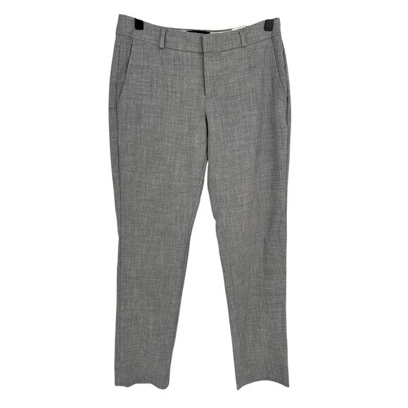 Banana Republic Ryan Gray Straight Leg Pants Mid Rise Office Workwear 0P - Picture 1 of 8